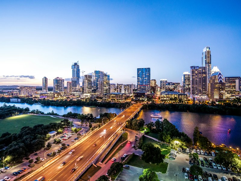 Stock photo of the Austin, Texas skyline