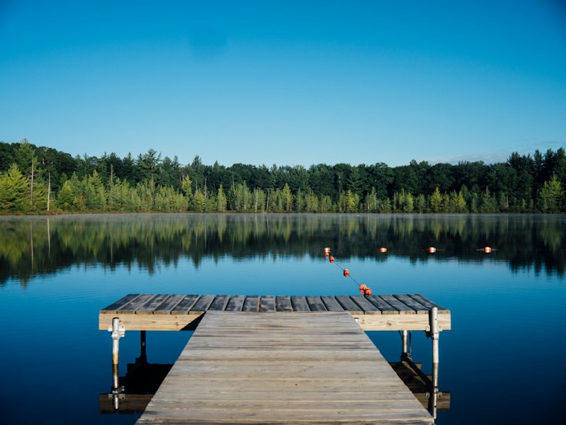 Stock photo of a river landscape — New Braunfels, Texas